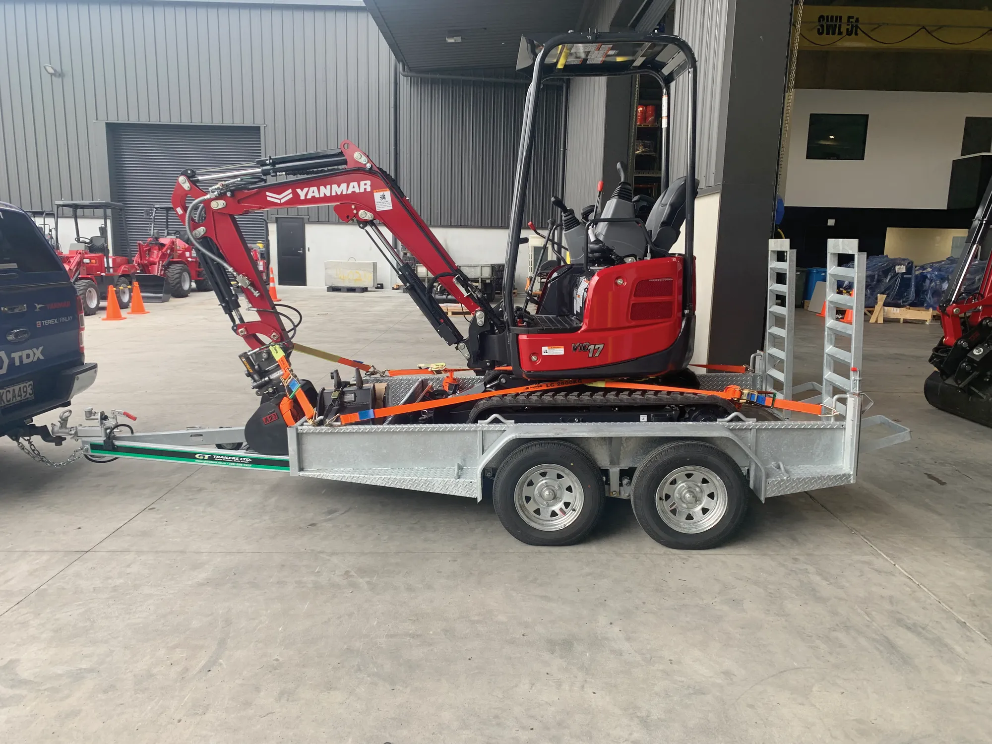 GT digger trailer side profile