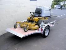 Ride-On Trailer — Trailers designed for ride-on mowers and small equipment with ramps and secure tie-downs.
