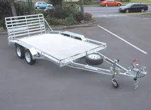 Mower Trailer — Specialised trailers for commercial mowing operations with equipment storage solutions.
